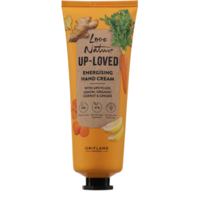 Oriflame Love Nature Up-Loved Energising Hand Cream with Lemon, Carrot & Ginger